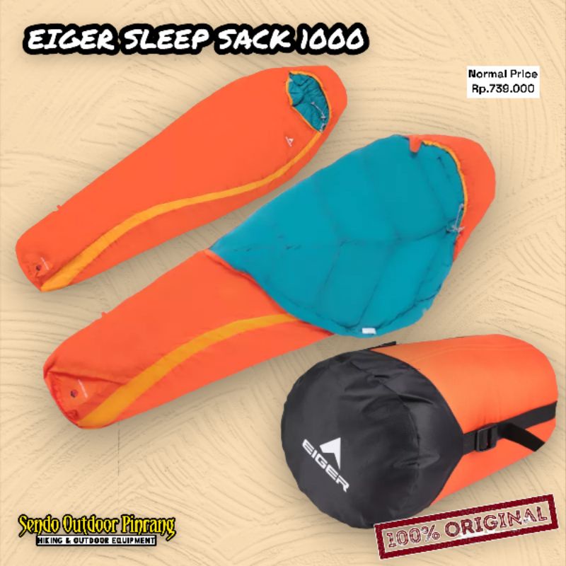 Jual Sleeping Bag Sleep Sack Orange Shopee Indonesia