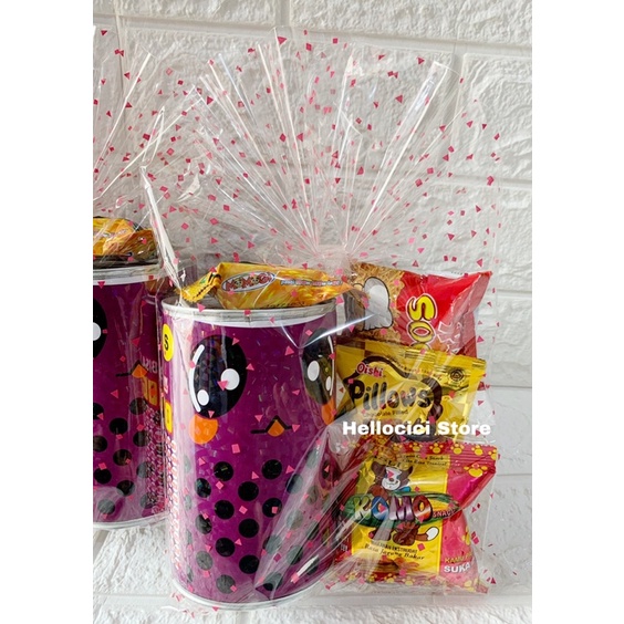 

PARCEL BINGKISAN SNACK + CELENGAN KALENG KEMASAN ULTAH