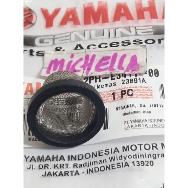 FILTER saringan oli mesin bawah Mio j,soul GT ,Fino fi,X-Ride,Mio m3,Xeon dll (2ph)