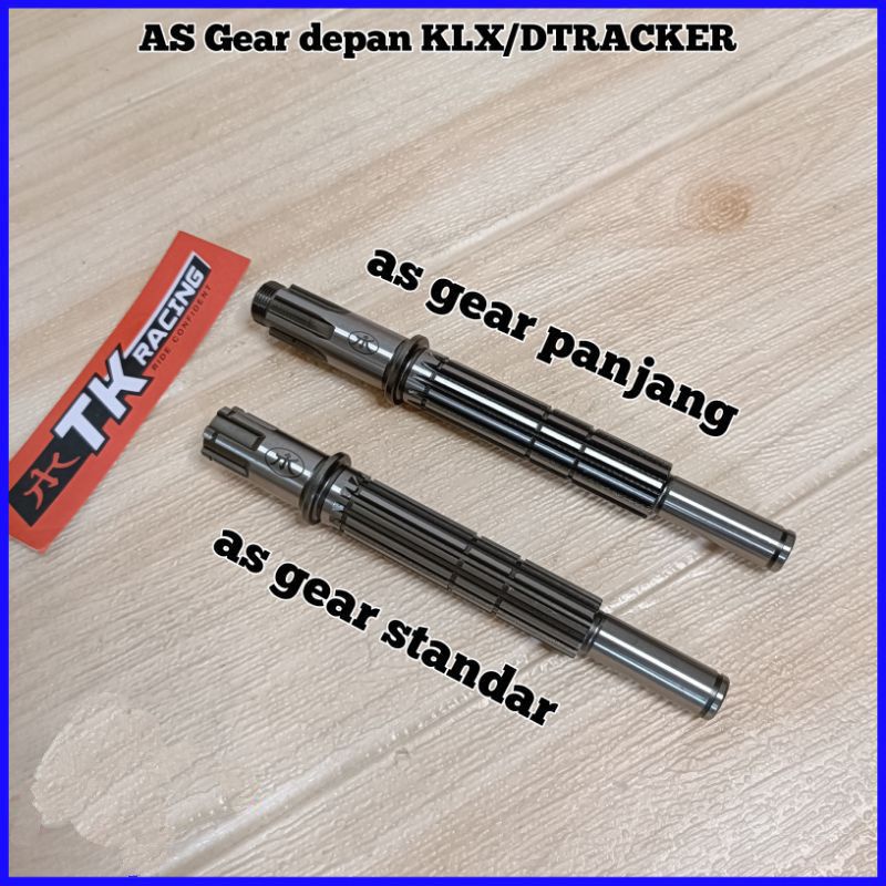 As gear depan KLX 150 DTracker 150 TK racing Original ( panjang dan standar)
