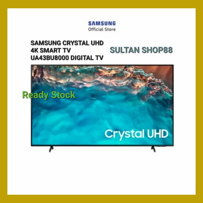 Jual SAMSUNG LED TV CRYSTAL UHD 4K SMART TV 43 INCH UA43BU8000 I ...