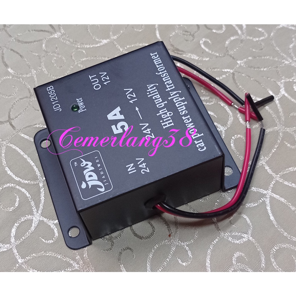 Step Down 5A DC 24V to 12V 2kbl Car Power Supply Transformer Converter