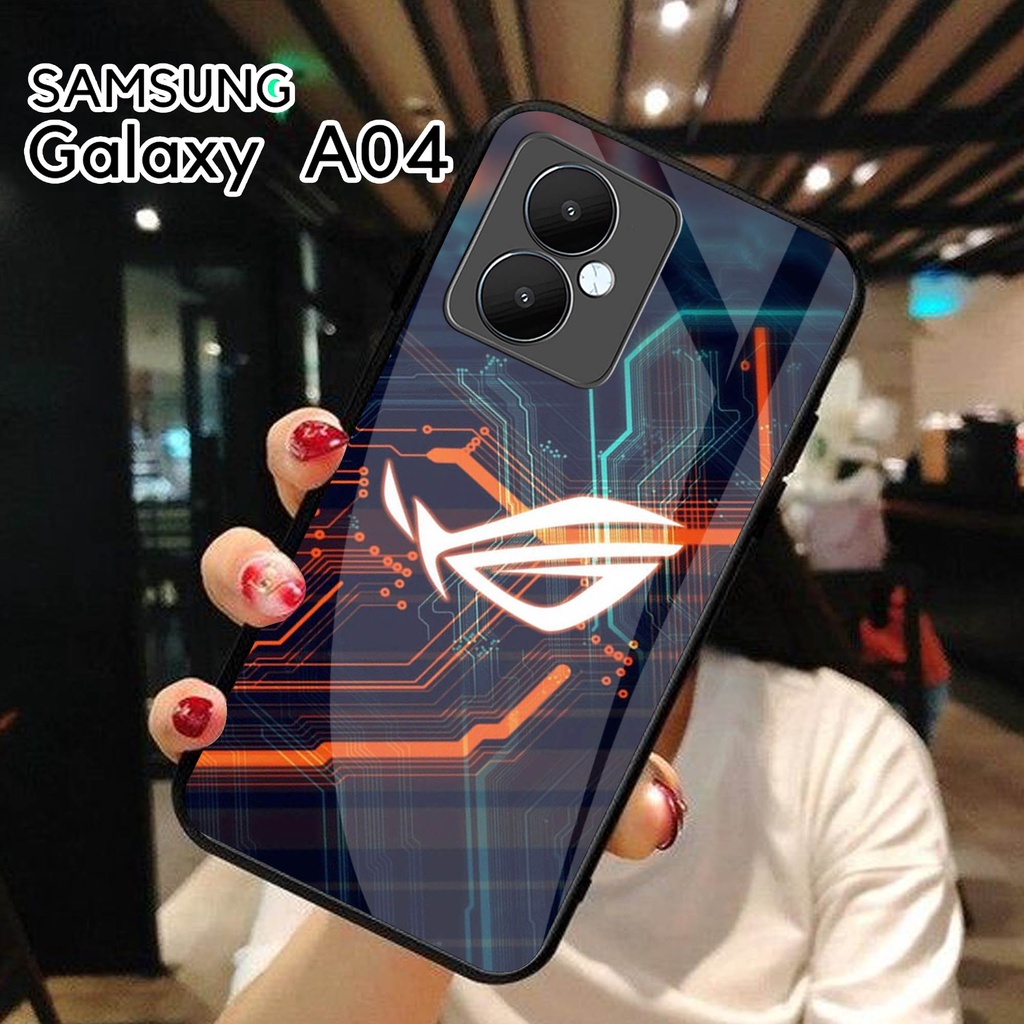 Softcase Kaca Samsung A04 A04E  - Casing Hp Samsung A04E A04  - Case Hp Samsung A04 A04E - Softcase 