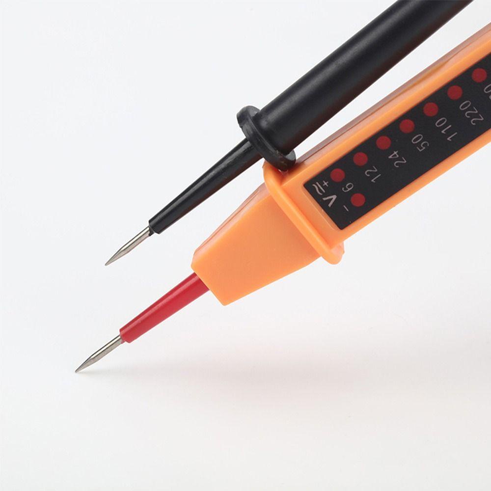 Solighter Voltage Tester Pen Instrumen AC/DC Alat Sensor Listrik Arus 6-380V