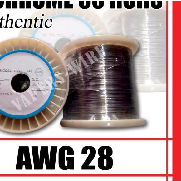 Ni80/Nichrome ROHS Awg 28