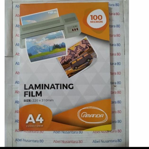 

Plastik Laminating A4 Amanda isi 100pcs