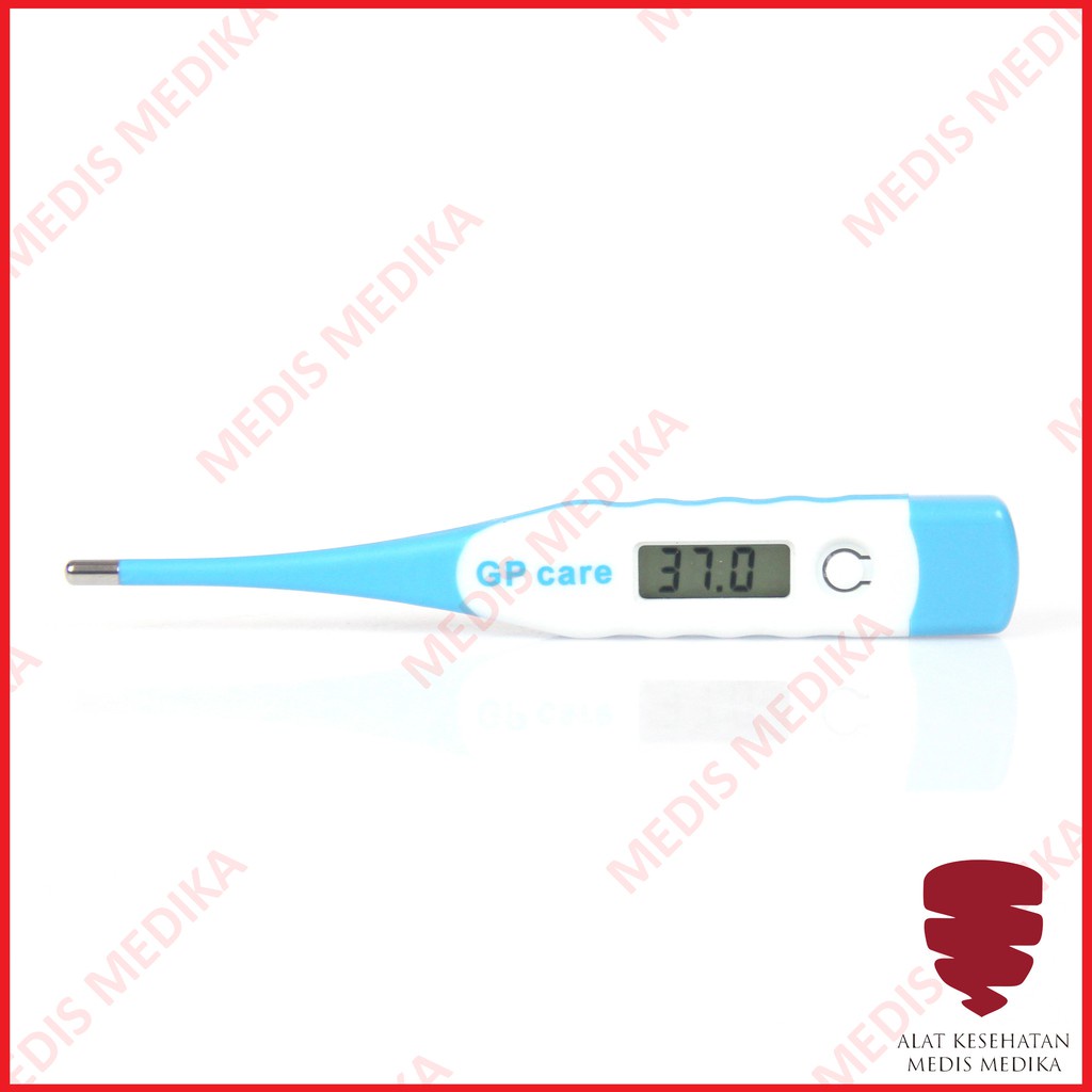 Thermometer Digital Termometer Elastis Alat Ukur Suhu Badan Tubuh Demam Thermo Flexible Tip GP Care