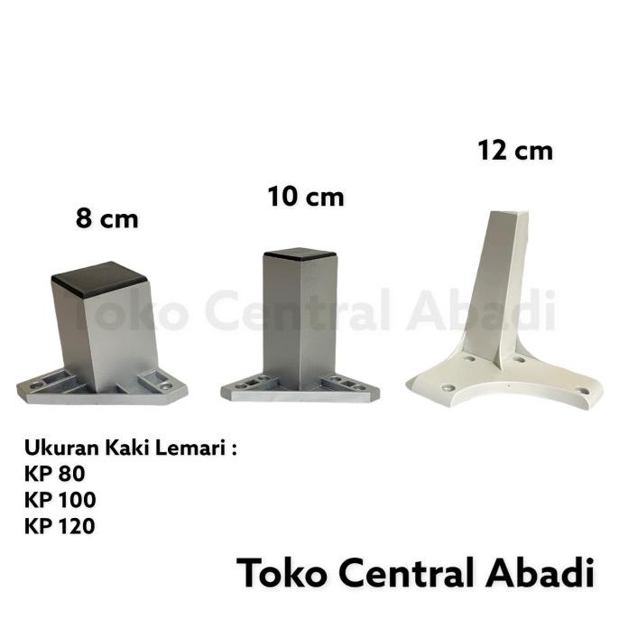 Kaki Lemari Plastik / Kaki Sofa Plastik / Ukuran 8 10 12 cm stock ready