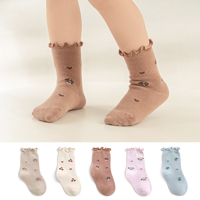 COD- Kaos kaki perempuan lucu / kaos kaki baby usia 6-24 Bulan / kaos kaki lucu Motif Love ala korea