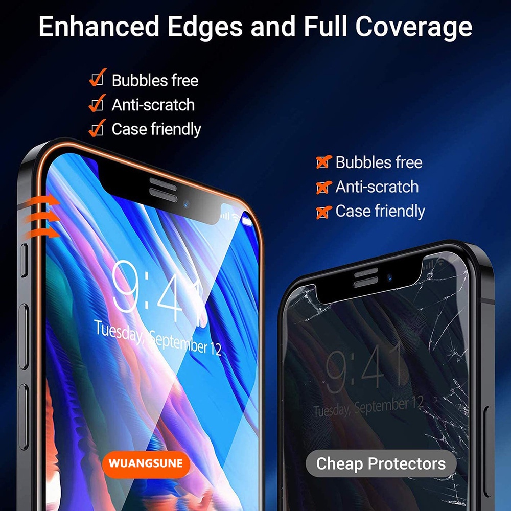 Pelindung Layar Tempered Glass HD Untuk iphone 14 pro max 14 plus 13 12 pro max mini 11 pro max Xs max XR