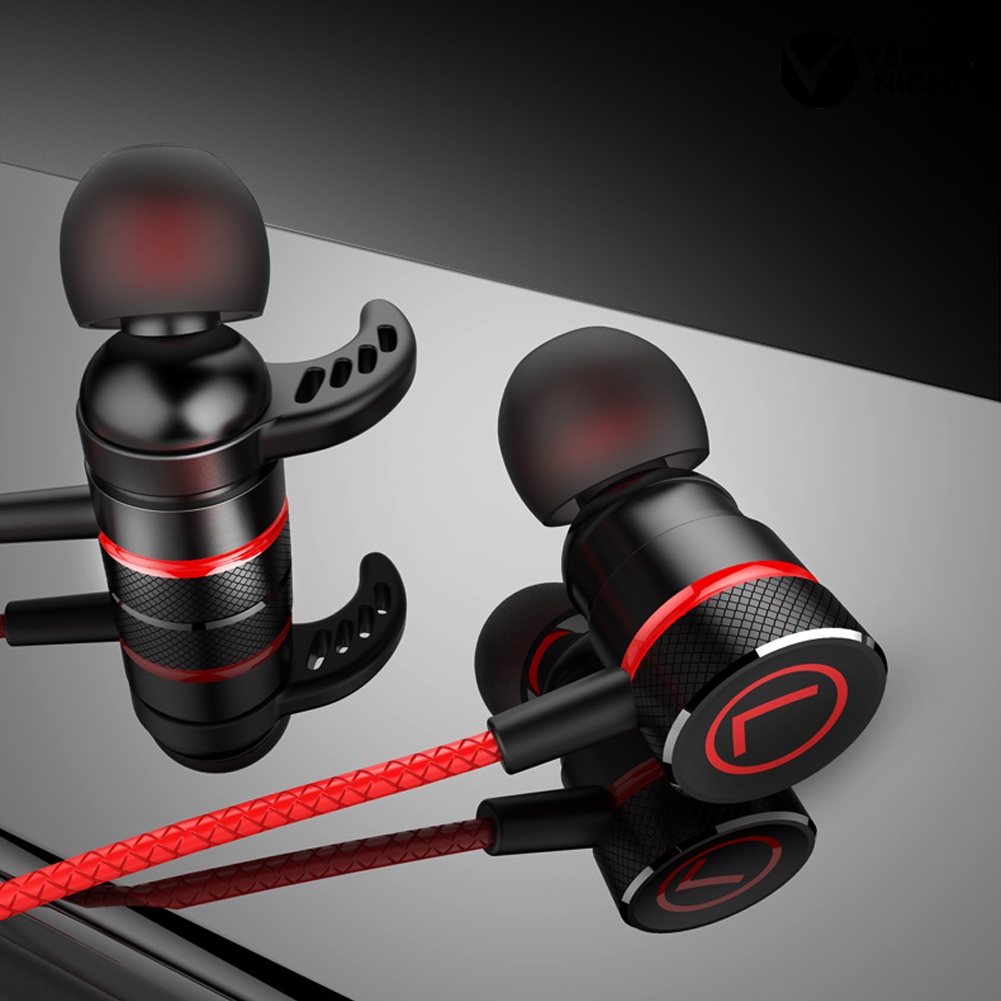 (VNEP) (Berkabel) G21 3.5mm Universal In-Ear Gaming HiFi Earphone Headset dengan Mikrofon