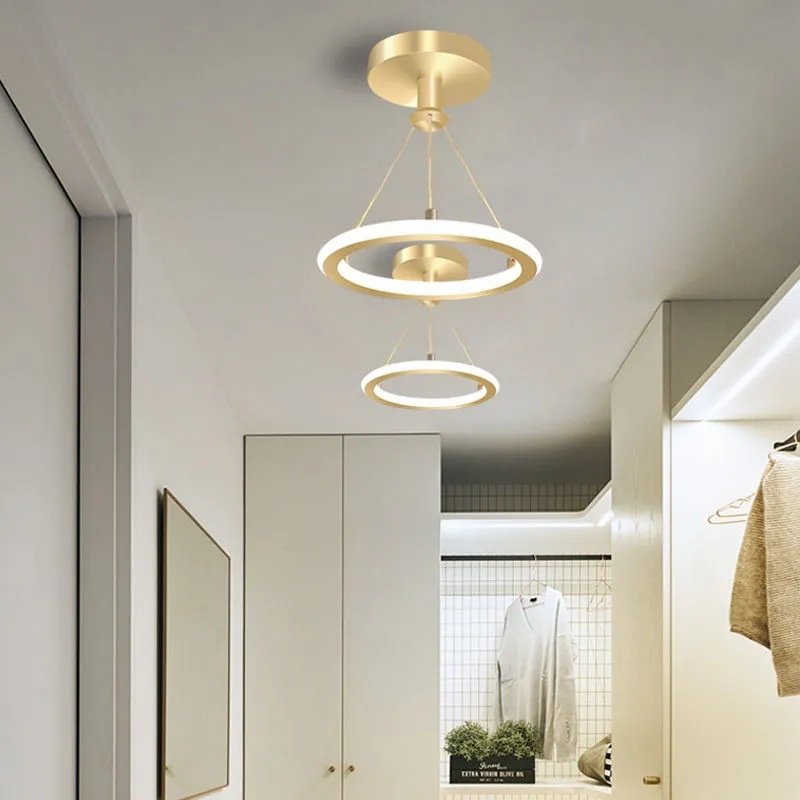Home Lighting Lampu Plafon 3 Warna Lampu Hias Gantung Lampu Plafon LED Lampu Hias Rumah Ruang Tamu Kamar Minimalis Tempat Lampu Plafon LED Ceiling Light