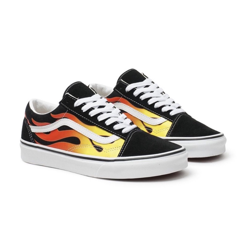 Vans Old Skool Flame Black True White Original