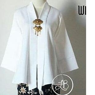 ATASAN KEBAYA FLOY MURAH HITAM MODERN - kebaya kartini