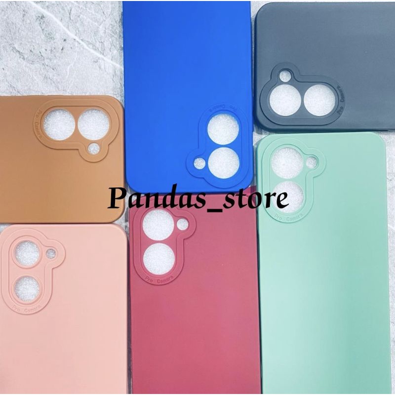 Softcase Pro Camera Realme C33 Candy Case Full Color 3D Silikon TPU