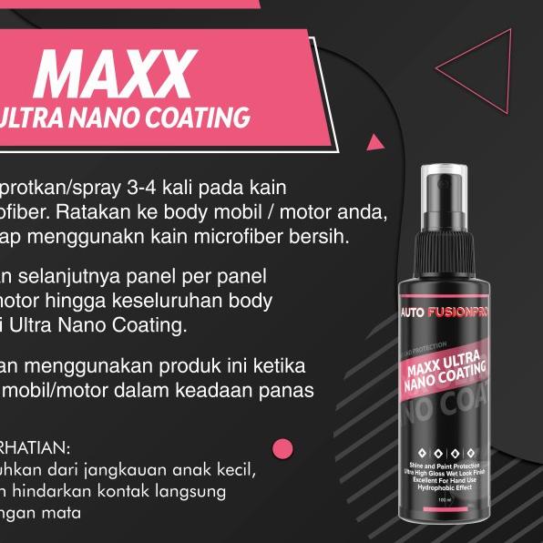 Maxx Ultra Nano Coating - Pengkilap Cat Mobil by AUTOMAXX FUSIONPRO