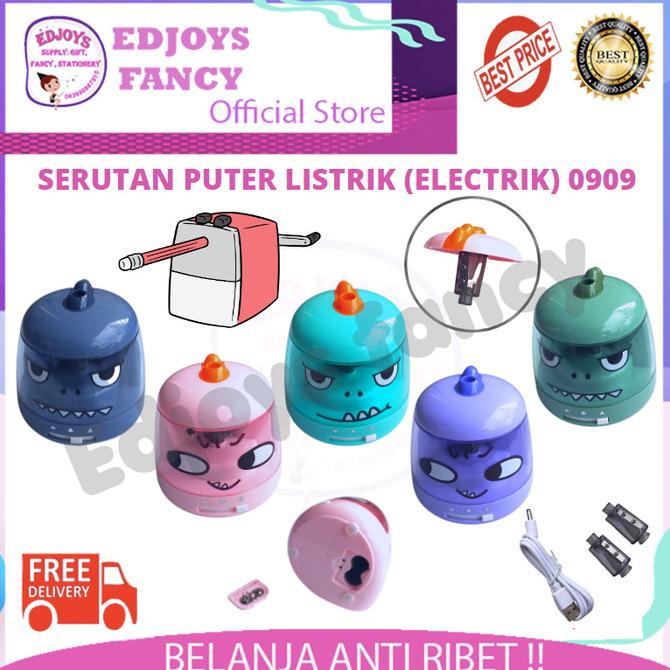

Serutan Rautan pensil putar elektrik otomatis aesthetic unicorn 0908-9