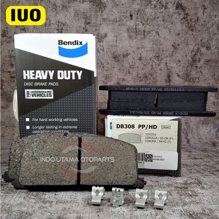 Brake Pad Bendix Soluna Great Corolla Twincam Kampas Rem Bendix Db308