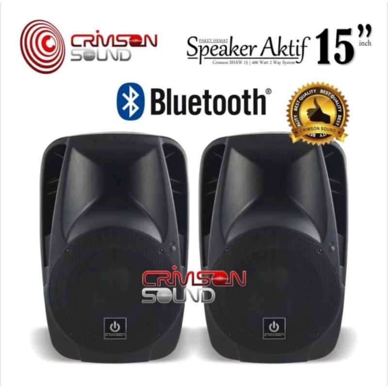 Speaker CRIMSON SHOW 15 inch Aktif Pasif