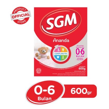 SUSU SGM 0 6 BULAN / SUSU SGM / SUSU SGM ANANDA / SUSU SGM ANANDA 0 6 BULAN / SUSU SGM ANANDA 0 6 BU