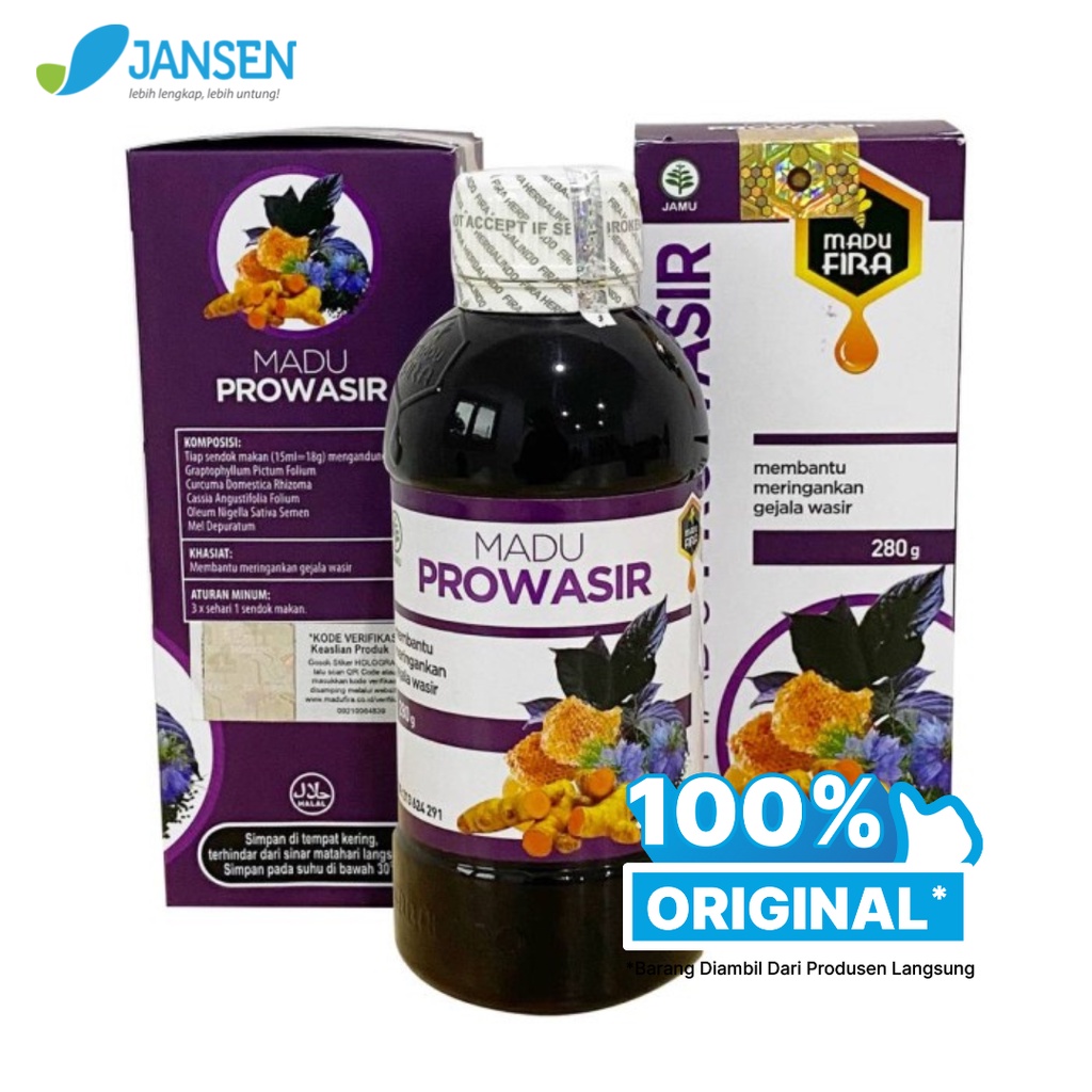 MADU PROWASIR Original | Informasi Terjaga Aman | Spesialis Atasi Benjolan Wasir BAB | Pro Wasir Her