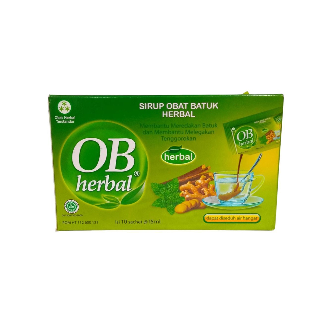 OB HERBAL 10 SACHET 15 ML