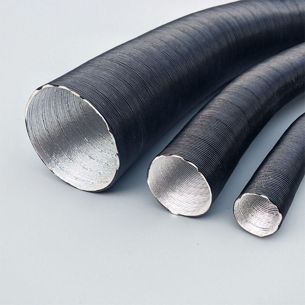 Rebuy Pipa Ducting Pemanas Udara Mobil Fleksibel Untuk Pemanas Otomatis Warm Air Ducting Outlet Exhaust Duct Auto Heater Aluminium Foil Stretch Corrugated Hose