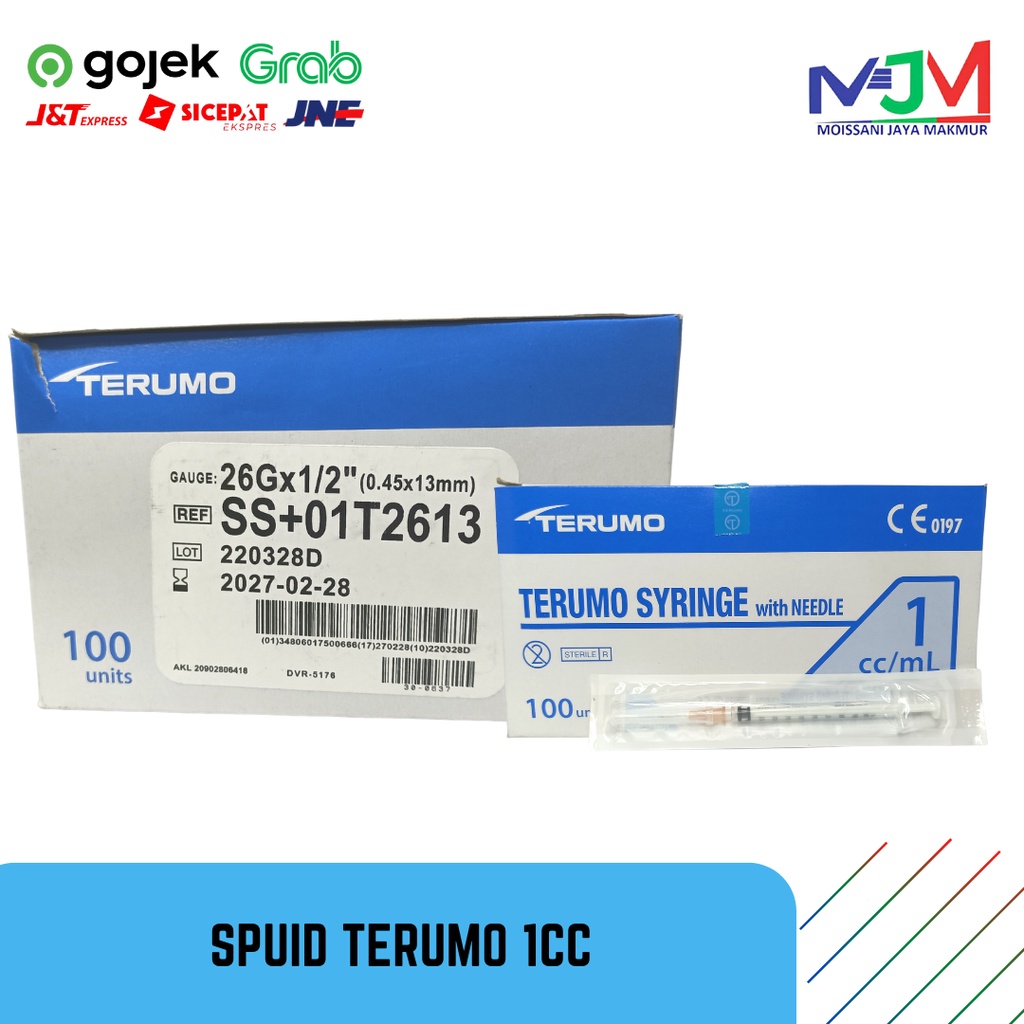 ECERAN Spuid Spuit Terumo 1cc