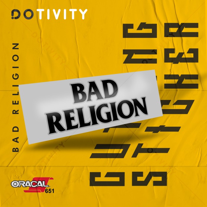 

Cutting Sticker BAD RELIGION