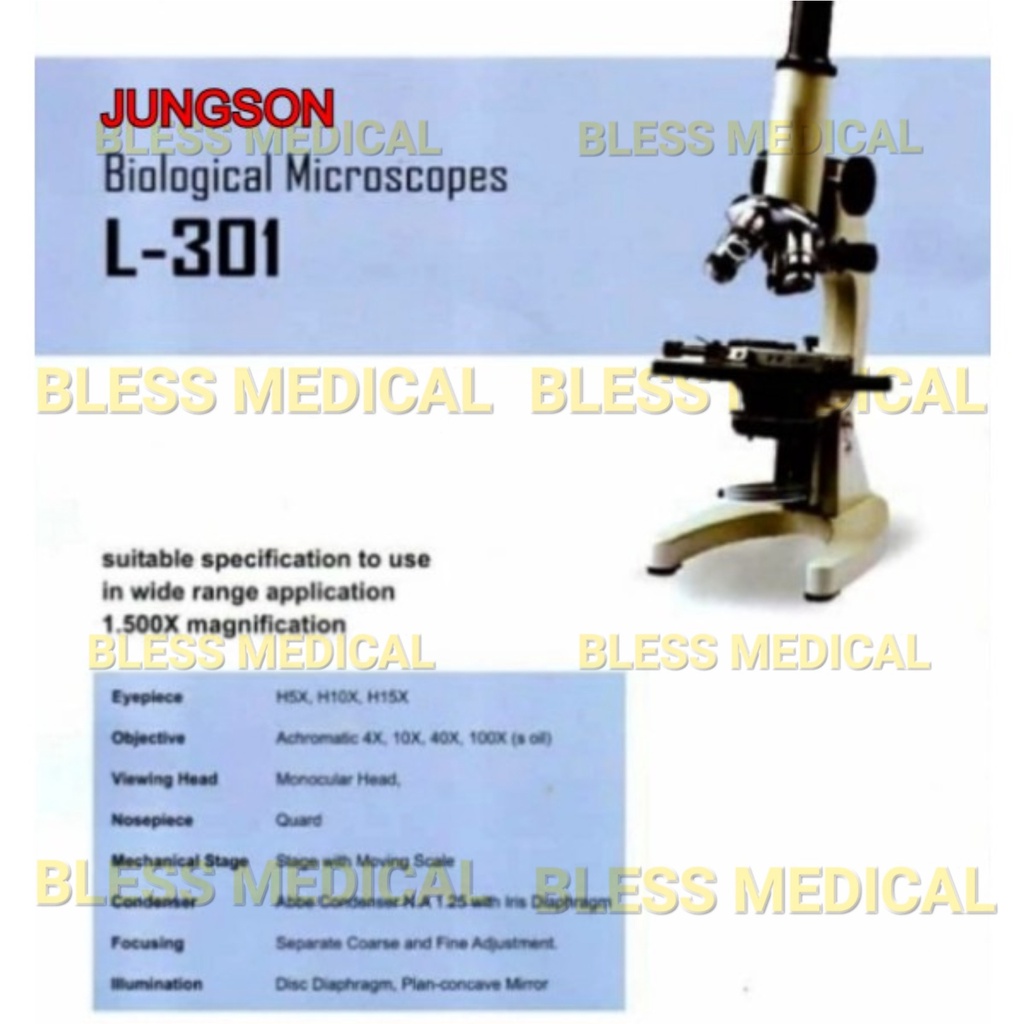 Microscope/Mikroskop Biological Monokuler Monoculer L-301 L301 (1500X)