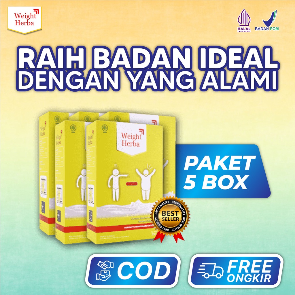

Weight Herba 5 Box Susu Etawa Bubuk Menambah Nafsu Makan & Tingkatkan Berat Badan Secara Signifikan Halal BPOM bisa COD Isi 200 gr