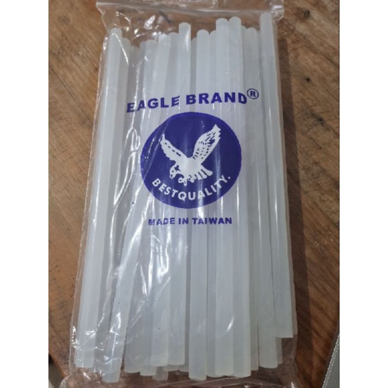 

TERLARIS Lem Lilin Besar Taiwan Putih - (-+1KG) isi 38pcs Lem Batang Isi Lem Tembak