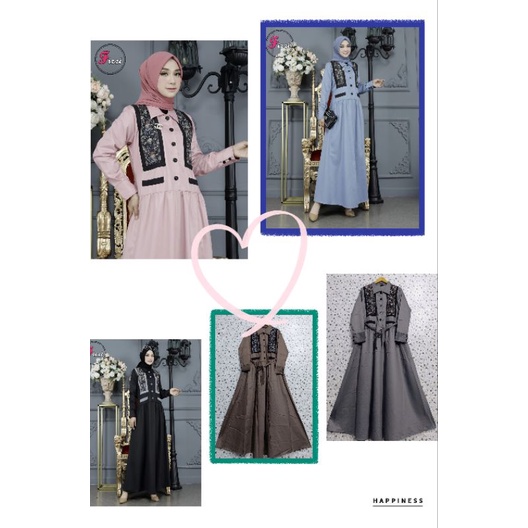 Gamis Muslimah Toyobo Original by FIZZI & CRYSTAL