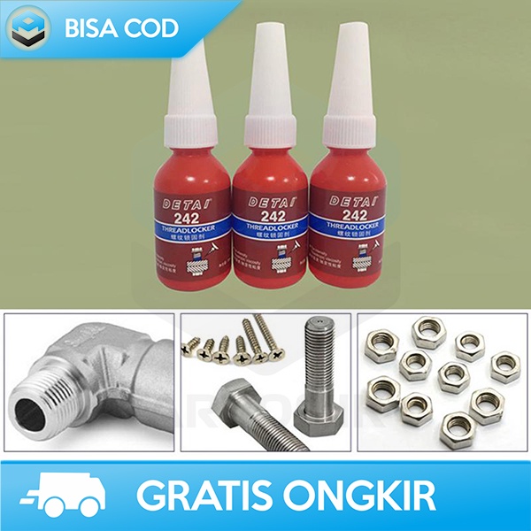 LEM BESI SUPER KUAT CAIRAN PEREKAT LOGAM MUR SEKRUP 10ML SUPER GLUE