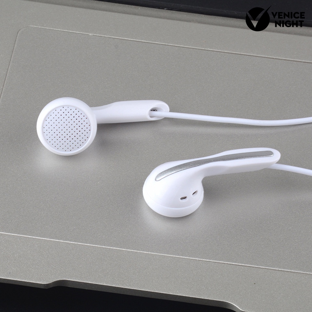 (VNEP) (Berkabel) S8 In-ear Earphone dengan Mikrofon Mega Bass Line Control High Fidelity Sound Earbud untuk Ponsel