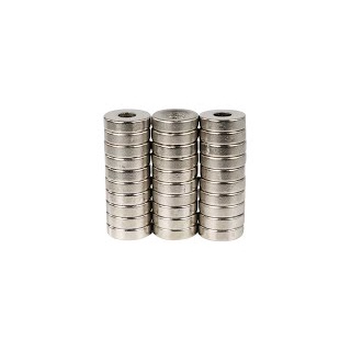 GS7i Taffware Strong Neodymium Magnet Ndfeb N35 10x3mm 30 Pcs D21 Silver Ori-YA