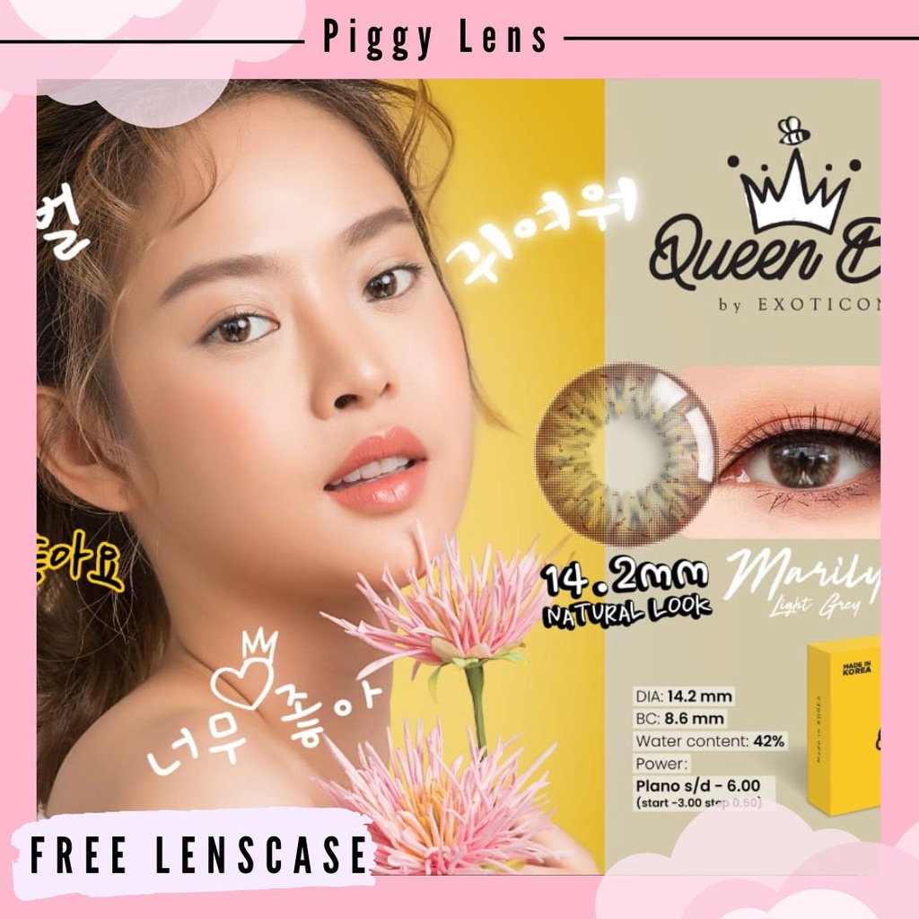 SOFTLENS X2 QUEEN BEE DIA 14.2MM NORMAL + FREE LENSCASE