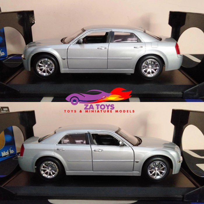Diecast Chrysler Hemi 300C Silver by Maisto Special Edition 1:18 NUSEL