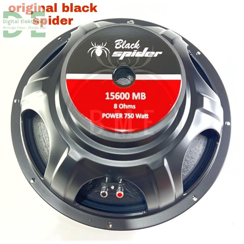 SPEAKER 15 INCH BLACK SPIDER 15600 MB 750 WATT