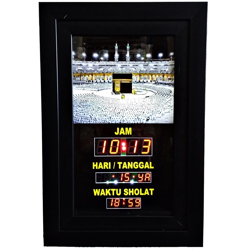 Jual Jam Digital Sholat Jadwal Sholat Digital Otomatis Ada Suara Adzan