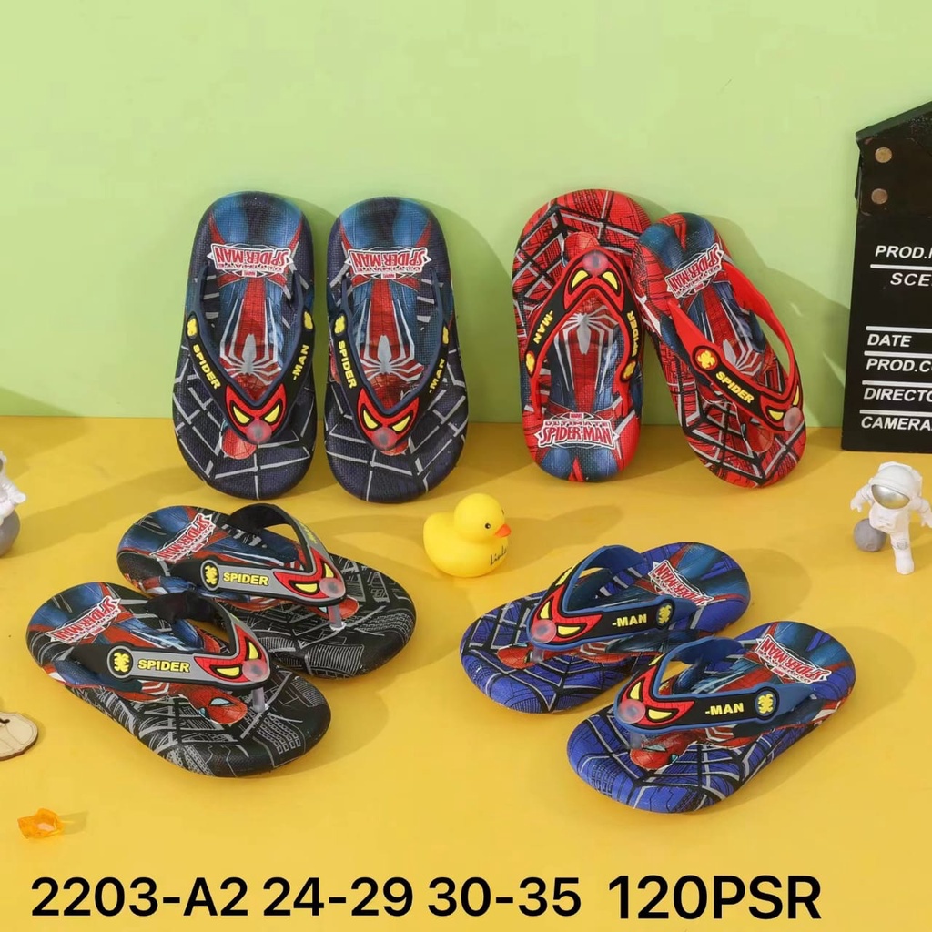 Sandal Jepit Anak Laki-laki Karakter Spiderman Ultimate Winola Collection WNL 2203-A2