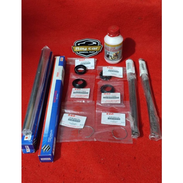 PAKET HEMAT SHOCK DEPAN SATRIA 2 TAK ORIGINAL SIL SHOCK KYB JAPAN ASLI