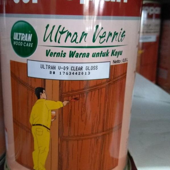 Ultran Vernis Kayu V-09 Clear Gloss / Pernis Kayu Clear