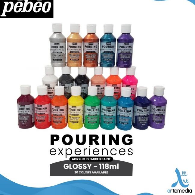 

Cat Akrilik Pebeo Pouring Experiences 118ml Acrylic Pre Mixed Paint - Orange