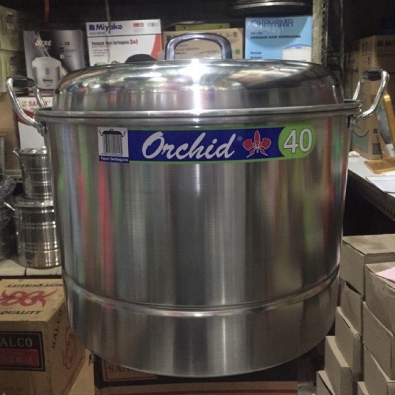 DANDANG SERBAGUNA / LANGSENG NASI ORCHID UKURAN 40 (10 LITER NASI )