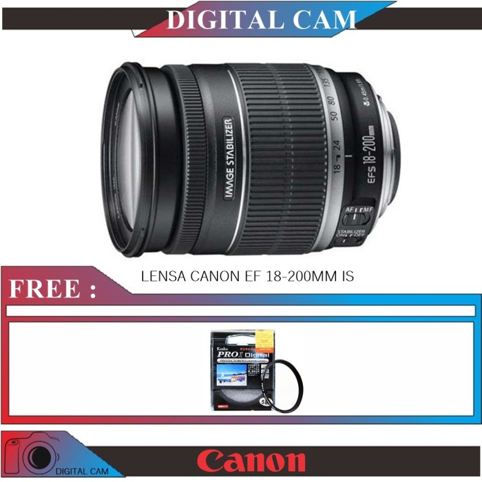 LENSA CANON 18-200 IS
