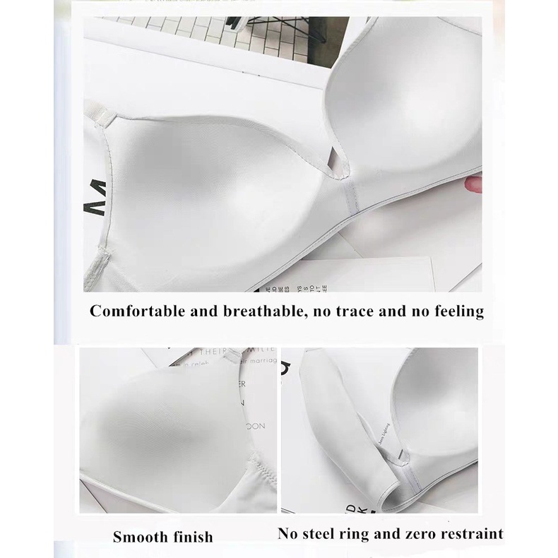 One-Piece Bra Pakaian Dalam Wanita Bra sexy Celana Dalam bh wanita bra teks licin push up bra 203