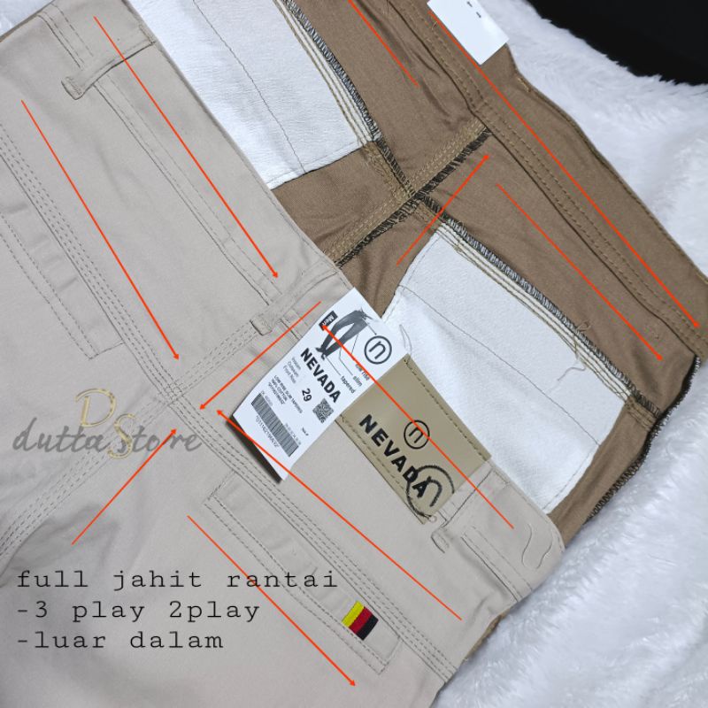 Celana Panjang Chino Pria Dewasa Chinos Premium Cino Distro Cinos Jumbo Slimfit Pensil Melar