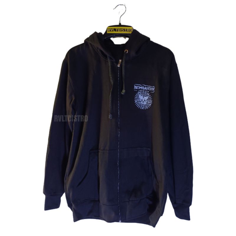 Jual Jaket Zipper Band Punk Bombardir / jaket punk Shopee Indonesia