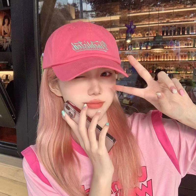 Topi baseball Motif Bordir Gaya Korea Untuk Pria Dan Wanita